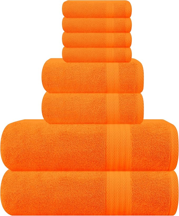 GLAMBURG Ultra Soft 8-Piece Towel Set by GLAMBURG