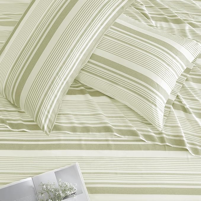 ClevaHome Classic Stripe Sheet Set - Image 4