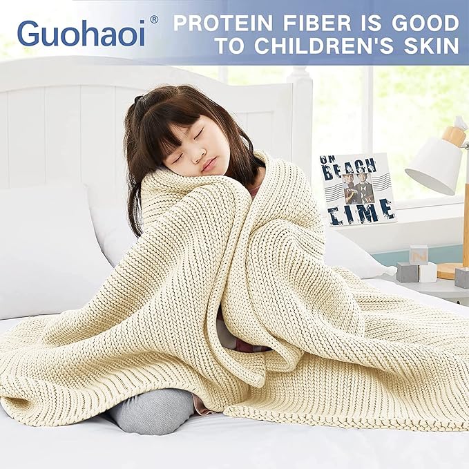 Guohaoi Knitted Weighted Blanket - Image 2