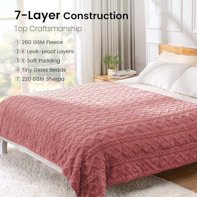 Drewin Queen Size 15lbs Weighted Blanket - Image 5