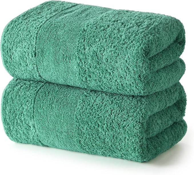 REDKISS Towels 2 Pack Luxury Extra Large Bath Towels Set 30 x 58 Inches – 100% by REDKISSOnline