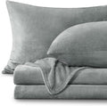 BEDELITE Flannel Sheets Full Size Grey by BEDELITE