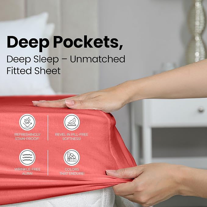 Utopia Bedding Queen Fitted Sheet - Image 4