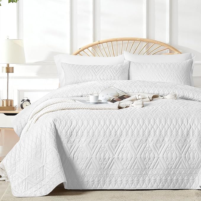 akkialla Full/Queen Size Quilt Bedding Set, Modern Style Geoetric Pattern by akkialla