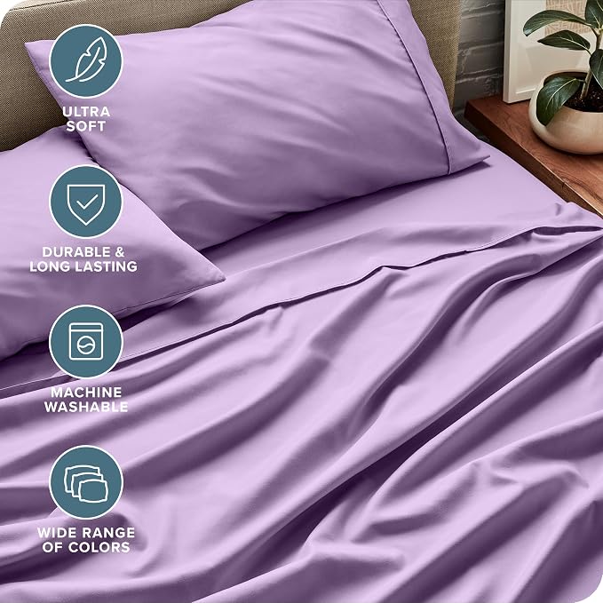Bare Home Split Head Flex King Sheet Set - Image 5