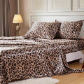 MR&HM Satin Bed Sheets with Elastic Corner Straps, Full Size Sheets Set by MRHM