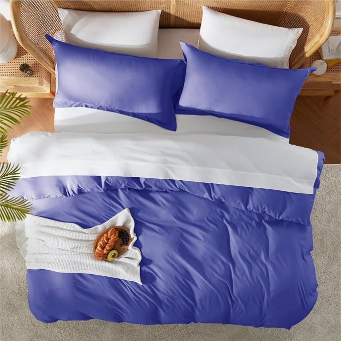 Nestl Royal Blue Duvet Cover Queen Size - Image 5