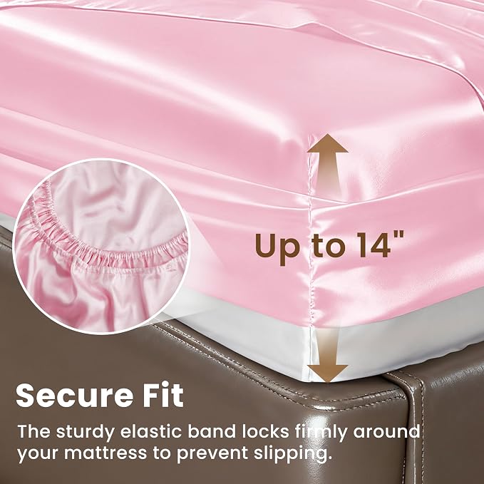 Love's cabin Satin Queen Sheets Set - Image 4