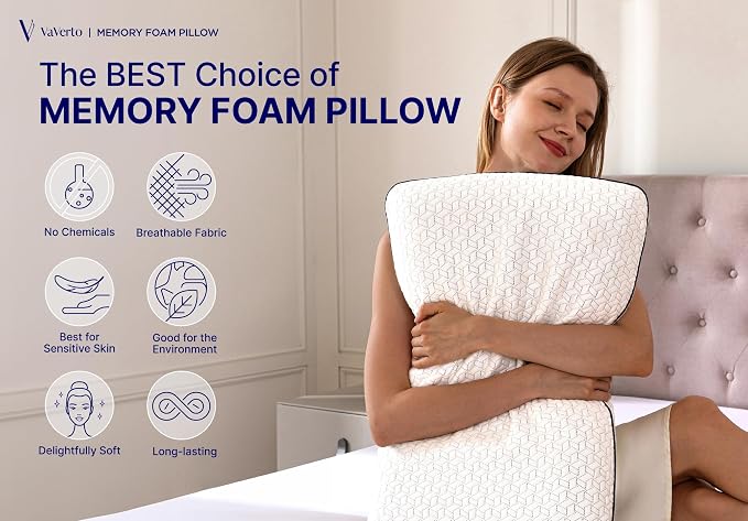 Cooling Gel Memory Foam Pillow - Image 6