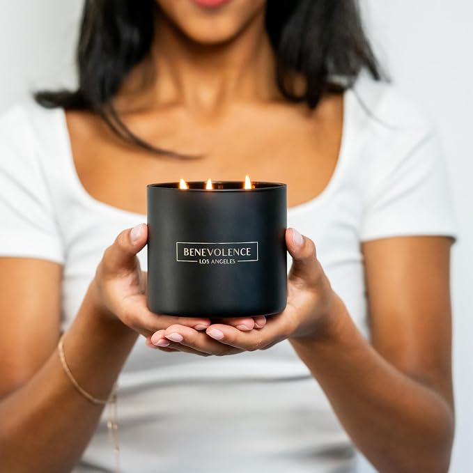 Benevolence LA 3 Wick Candle, 45 Hour Burn - Image 6