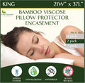 Four Seasons Essentials King Size Waterproof Pillow Protectors by FourSeasonsEssentials