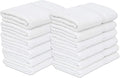 GOLD TEXTILES 12 White Economy Bath Towels Bulk Cotton Blend by GOLDTEXTILES