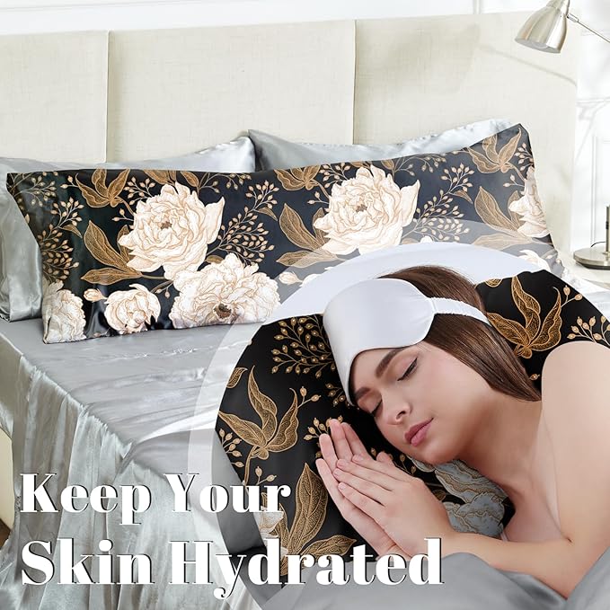 EXQ Home Satin Pillowcase for Hair and Skin Queen - Image 4