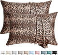 WLOSJ100% Silk Pillow Cases 2 Pack Queen Size Mulberry Silk Pillowcase by WLOSJ