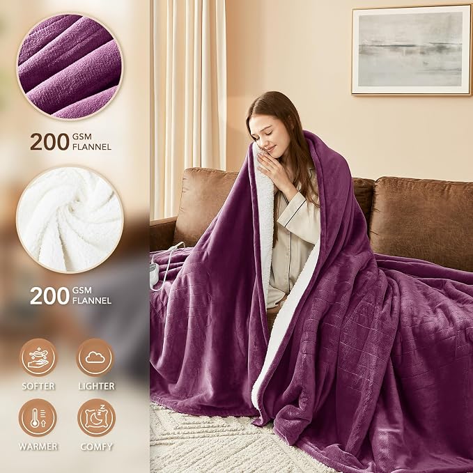Homemate Electric Heated Blanket Queen - Image 3