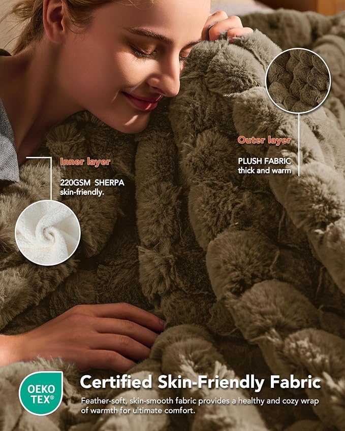 Homemate Electric Heated Throw Blanket - Image 5