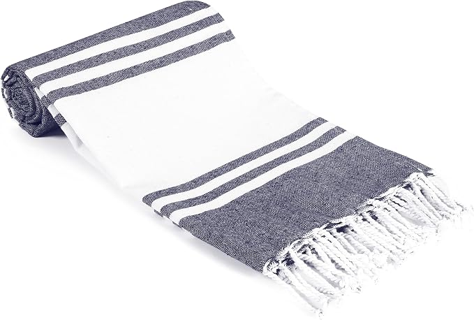 Goroly Home Cotton Turkish Peshtemal Beach Towel, Extra Large, Thin Quick Dry by GorolyHome
