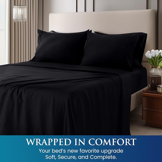 Utopia Bedding Full Size 4 Piece Sheet Set - Image 4