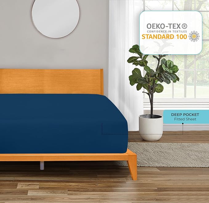 Royale Linens Fitted Sheet King - Image 7