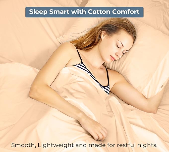 Royale Linens 100% Organic Cotton Twin Flat Sheet Only - Image 9