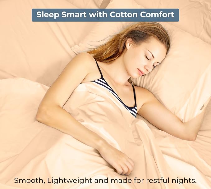Royale Linen 100% Organic Cotton California King Flat Sheet Only - Image 9