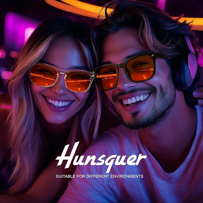 hunsquer Blue Light Glasses for Woman/Men Computer Blue Light Glasses - Image 6