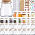 BIGIVACA 30 Pack 7oz Glass Jars by BIGIVACA