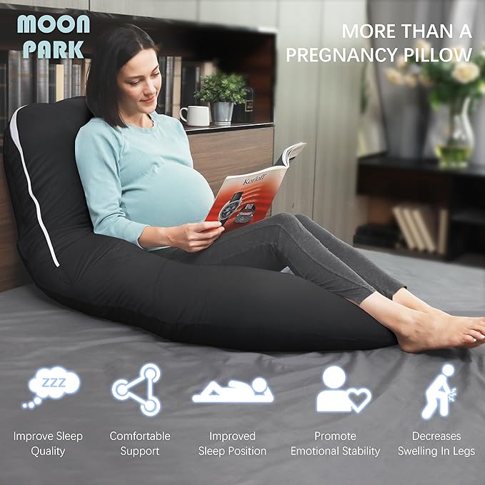 MOON PARK Pregnancy Pillows for Sleeping - Image 4