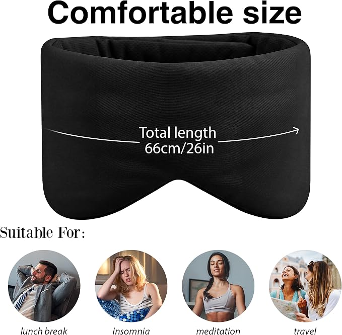 Silk Sleep Mask for Side Sleepers - Image 4