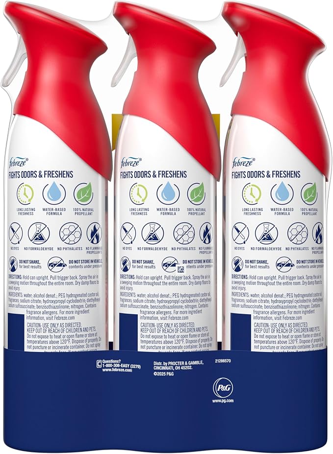Febreze Air Mist, Air Freshener Spray, Odor Fighting Room Spray, Deodorizer - Image 13