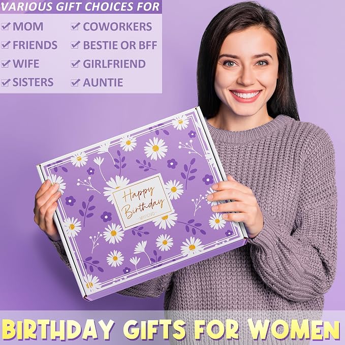 Birthday Gifts for Women Friendship, Unique Happy Birthday Gifts Basket for Mom - Image 3