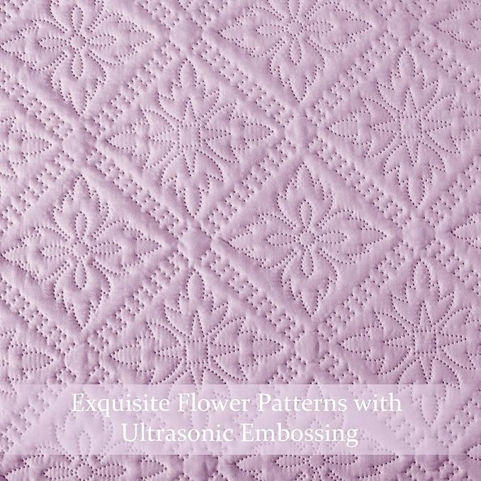 Exclusivo Mezcla California King Quilt Bedding Set, Lightweight Soft Bedspreads - Image 5