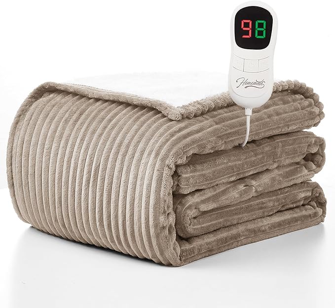 Homemate Heated Blanket Electric Throw by Homemate