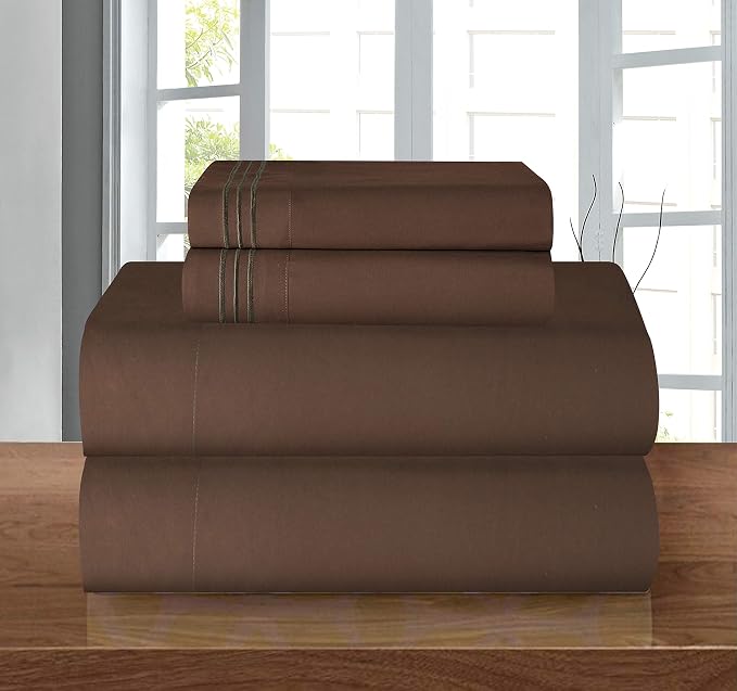 Elegant Comfort Luxury Quality Microfiber 5-Piece 1500 Premium Hotel Sheet - Image 2