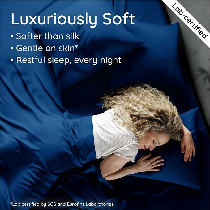 Bambaw California King Sheet Set 4pcs – 100% Viscose Derived from Bamboo Sheets - Image 4