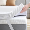SINWEEK 2 Inch Gel Memory Foam Mattress Topper Twin Size, Ventilated High by SINWEEK