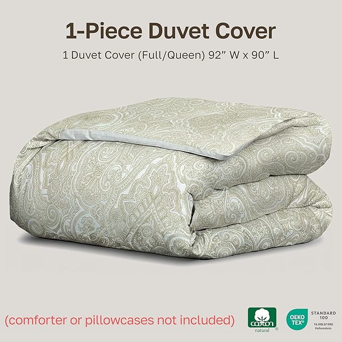 California Design Den 100% Cotton Duvet Cover Queen/Full Only - Image 5