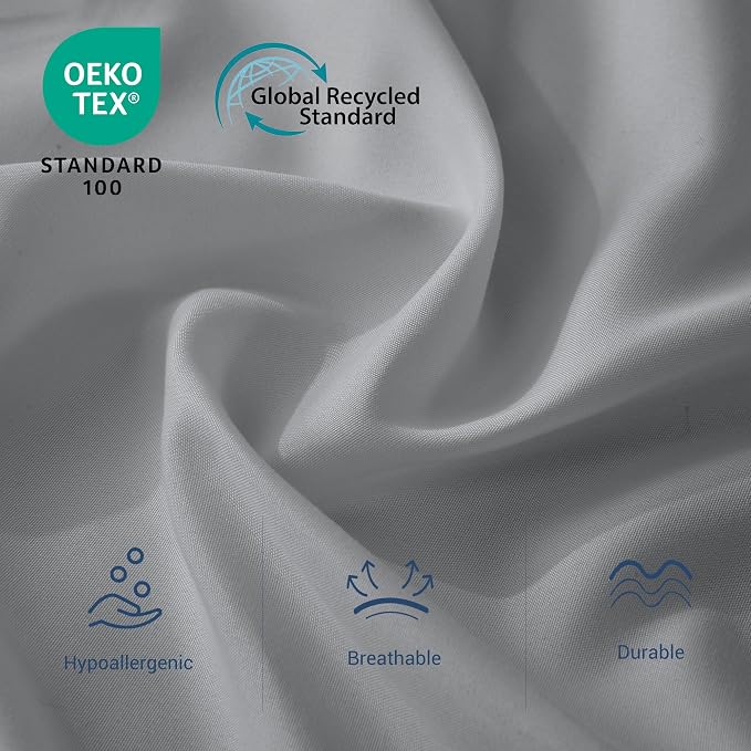 Full Flat Sheet Only, 1 Pack Top Bed Sheets, Soft Breathable Brushed Microfiber - Image 2