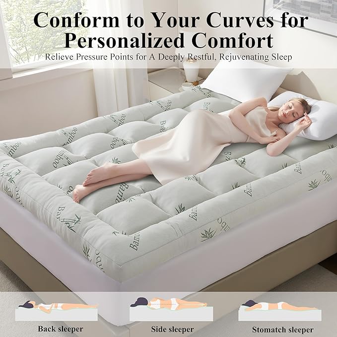 ELNIDO QUEEN® 3 Inch Memory Foam Mattress Topper Queen Size - Image 5