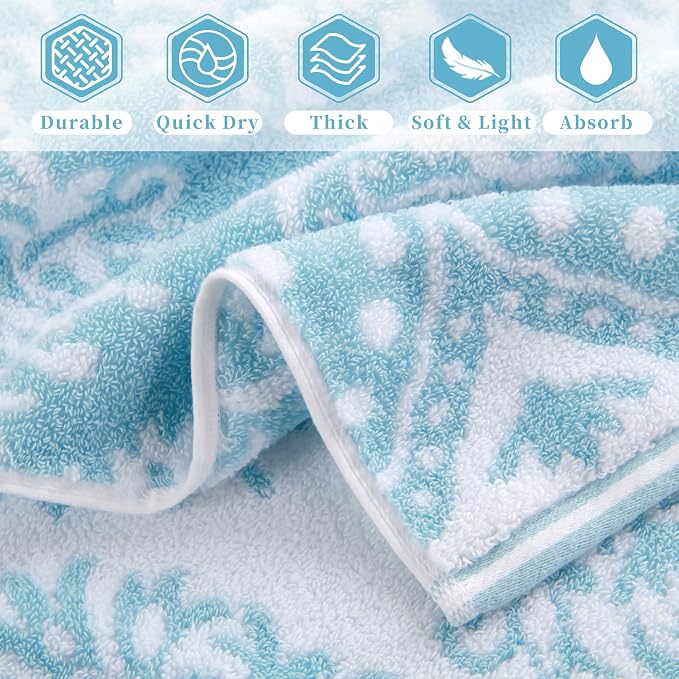 Cotton Wash Cloths for Showering - Image 2