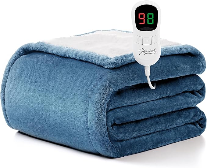 Homemate Heated Blanket Electric Throw by Homemate