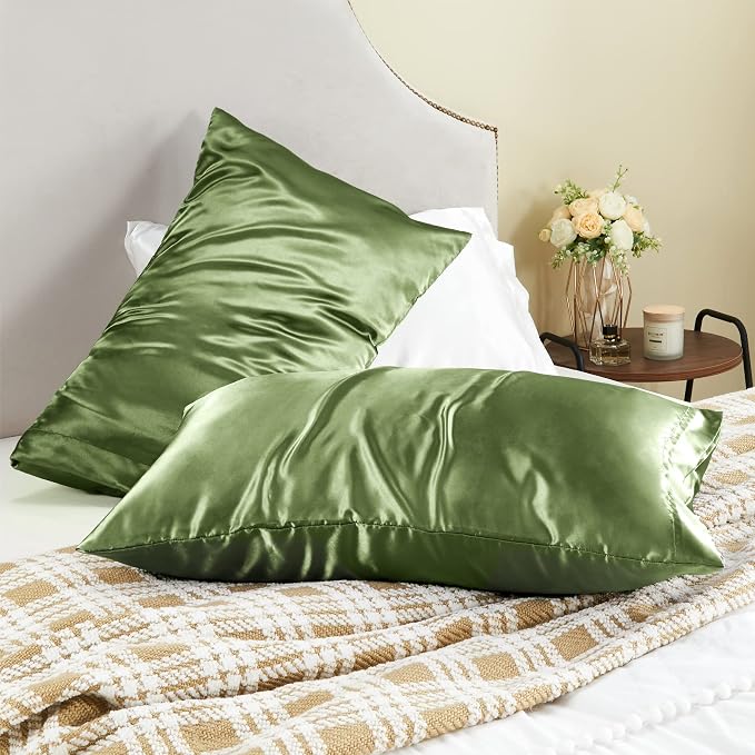 BEDELITE Satin Pillowcase for Hair and Skin, Super Soft and Cooling Similar to - Image 8