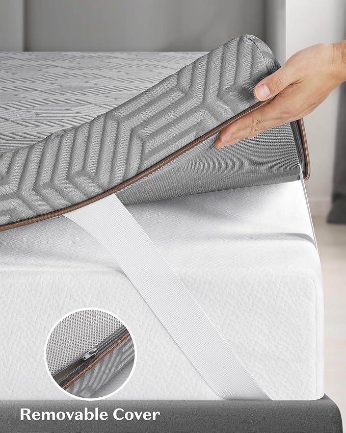 BedStory Firm Mattress Topper King Size - Image 4
