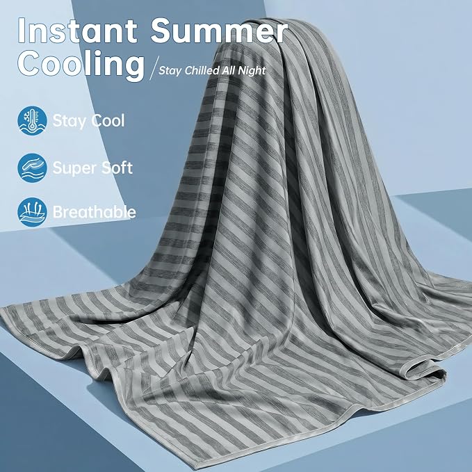 Guohaoi Cooling Blankets for Hot Sleepers, Arc-Chill Q-Max >0.5 Cool Fiber - Image 4