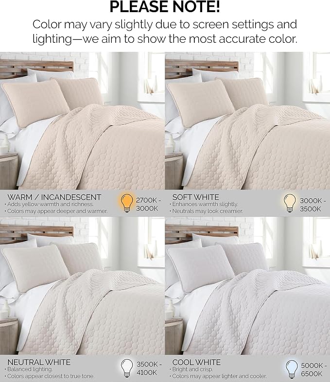Southshore Fine Living, Inc. Quilted Summer Comforter, King Size Quilt Bedding - Image 4