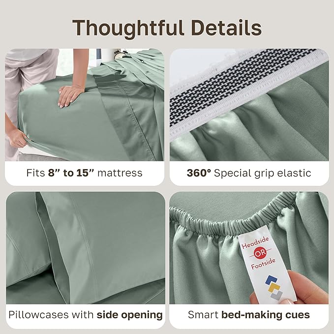 California Design Den King Split Sheets - Image 5