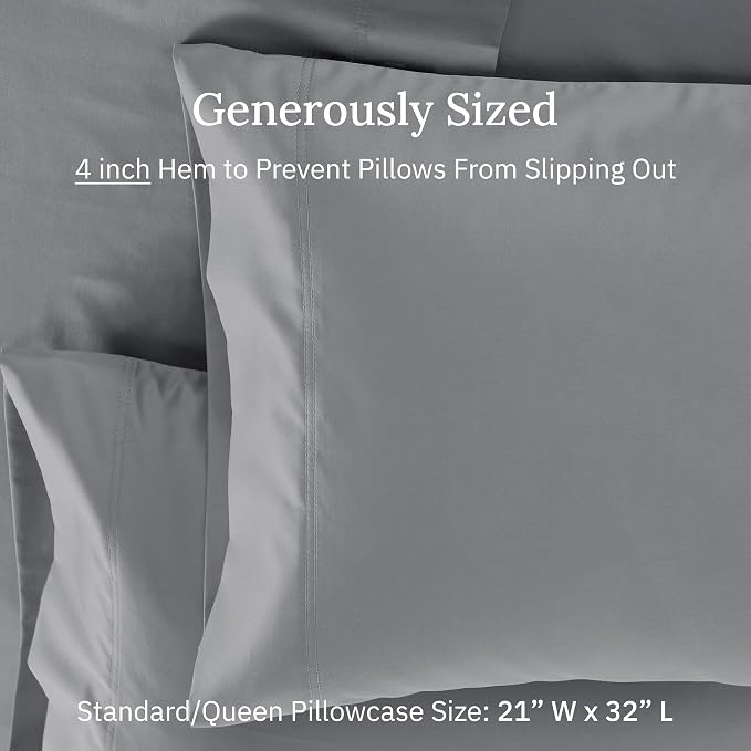 California Design Den Luxuriously Soft Premium 600 Thread Count, 100% Cotton - Image 6
