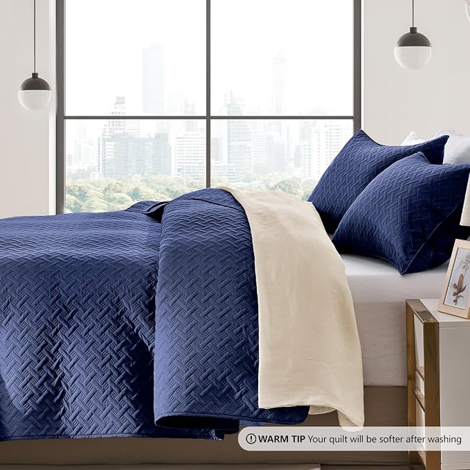 FLYMME King Size Quilt Set - Image 4