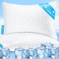 Cooling Pillows King Size Set of 2, Firm Shredded Memory Foam Pillows by SUPAMODERN