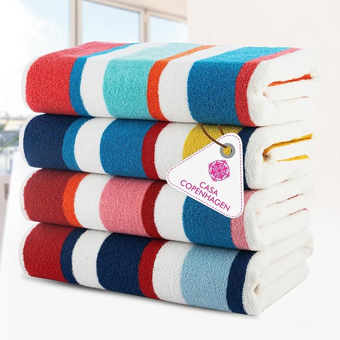 Casa Copenhagen Bora Bora Towels 4Pcs Yellow, Bath Towels - Image 2